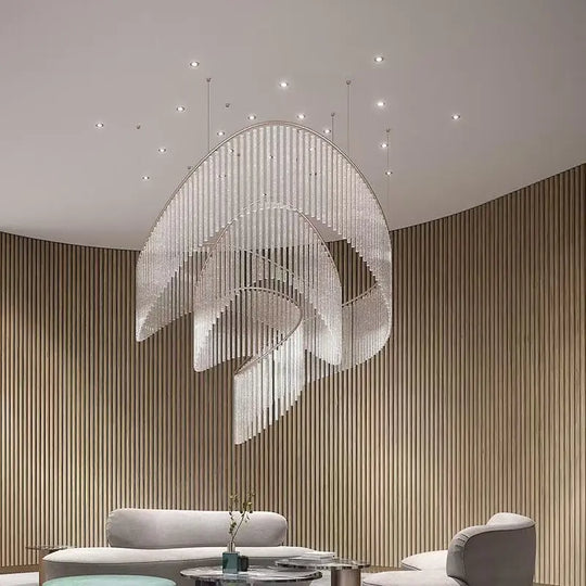 Isabella Custom Build Luxury Glass LED Chandelier