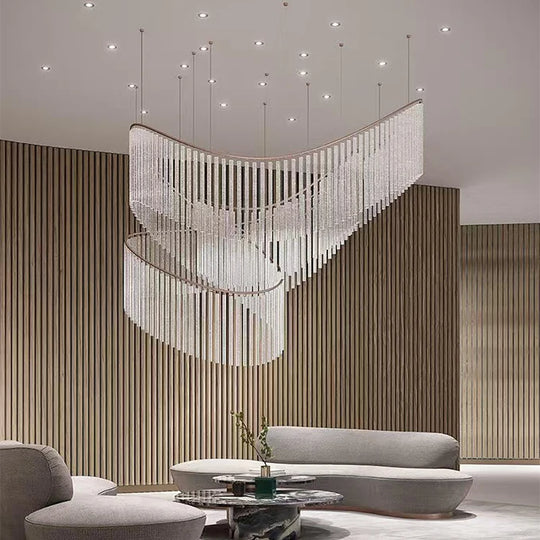 Isabella Custom Build Luxury Glass LED Chandelier