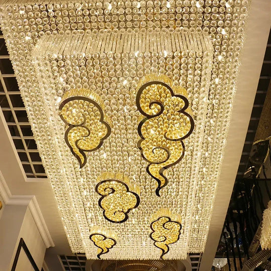 Genevieve Custom Build European Square Crystal Chandelier