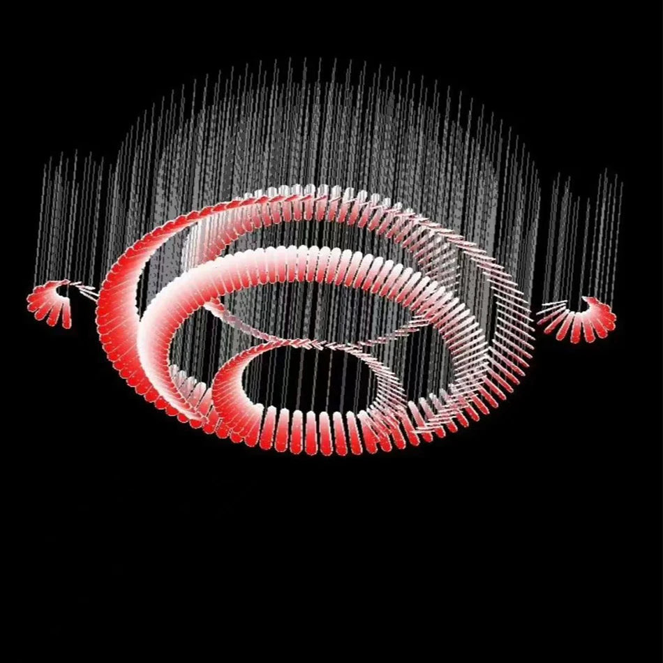 Camille Custom Build Height Adjustable Modern Chandelier