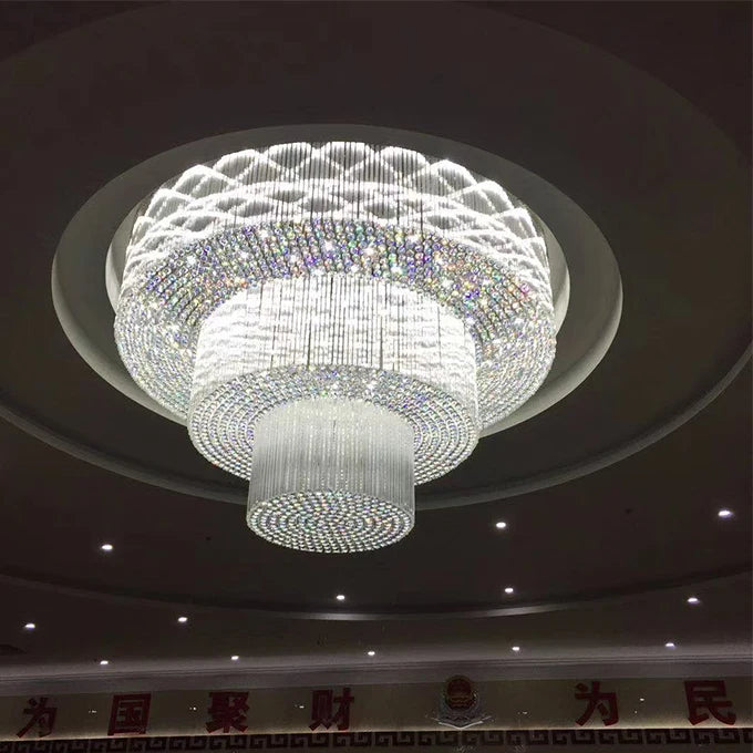 Anastasia Custom Build K9 Crystal Round Chandelier