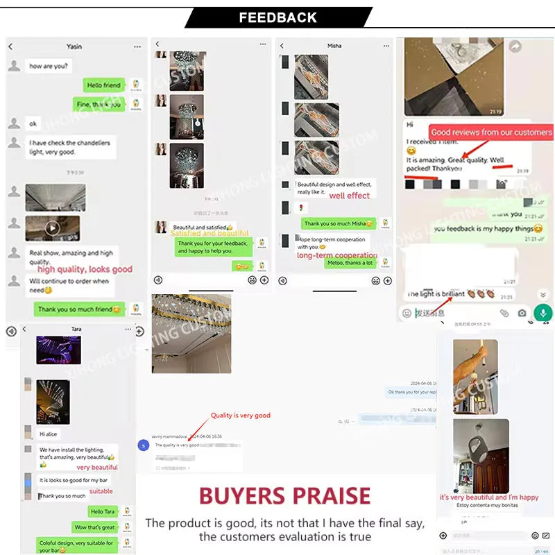 Adelina Custom Build Modern Art Lobby Chandelier