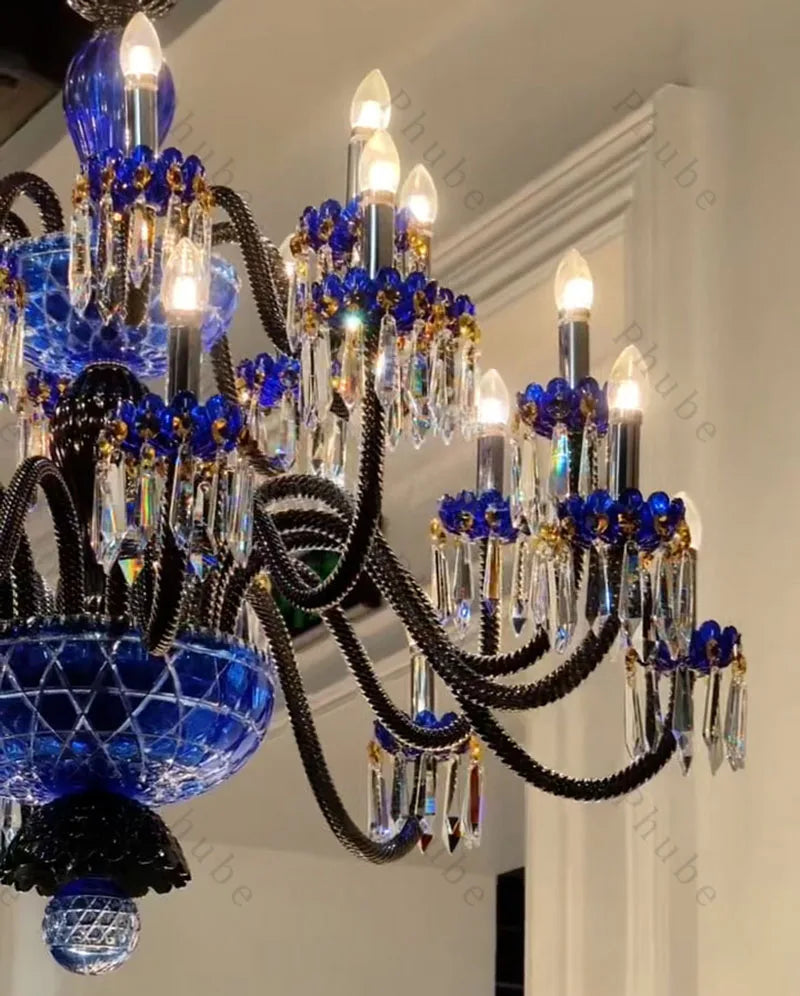 Large Crystal Chandelier for Foyer and Living Room