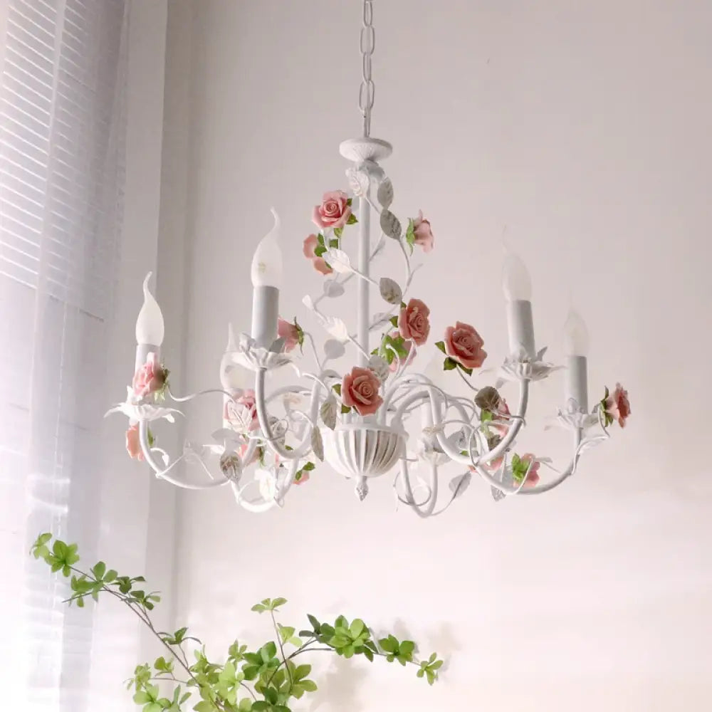 Charming Pastoral Style Chandelier - American Country Kid Chandeliers for Living Rooms, Bedrooms, Dining Rooms, and Children's Rooms - DecorGlobe