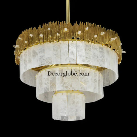 Light Luxury Crystal Living Room Chandelier
