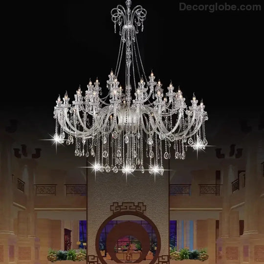 AVELON Clear Crystal European Branch Chandelier Chandelier