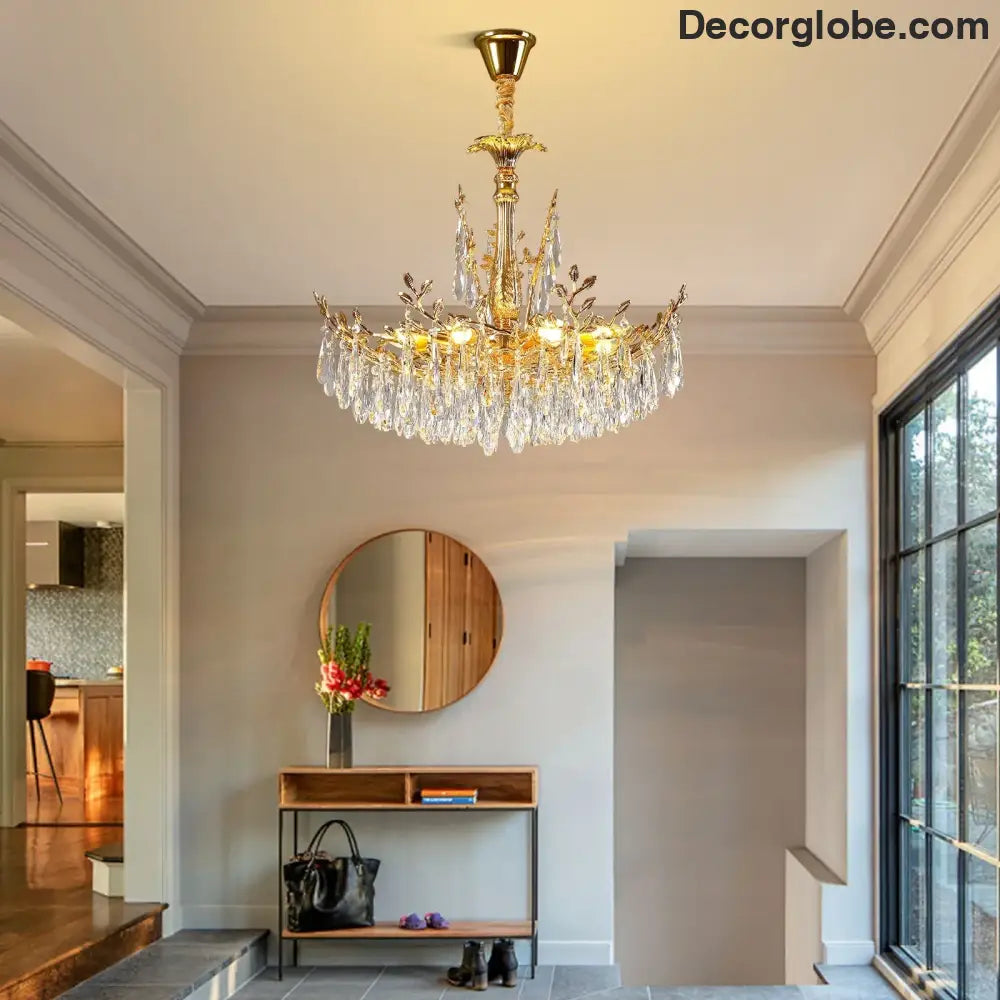 Camille Gold Branch Crystal Chandelier chandelier