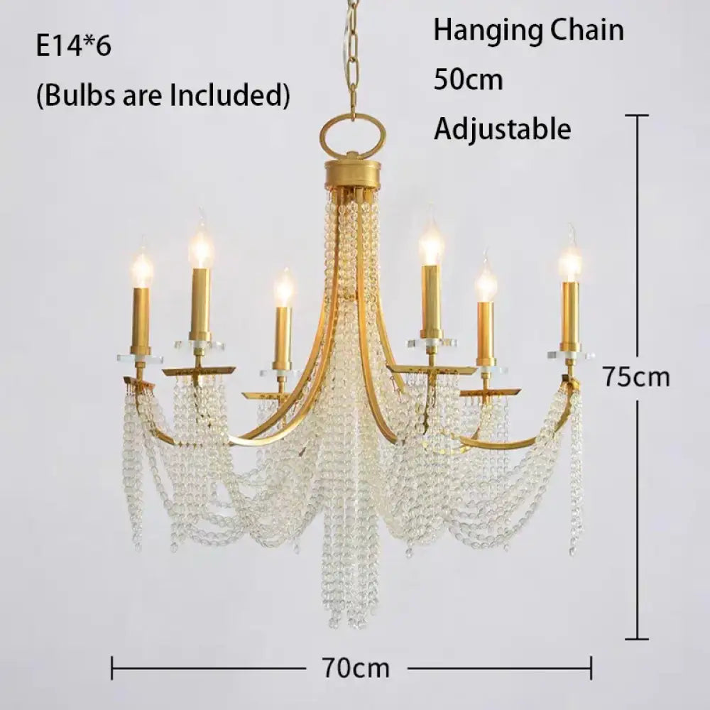 Candle Ceiling Chandeliers - LED Lustres for Classical Home Decoration Pendant Lighting in Living and Dining Rooms - DecorGlobe