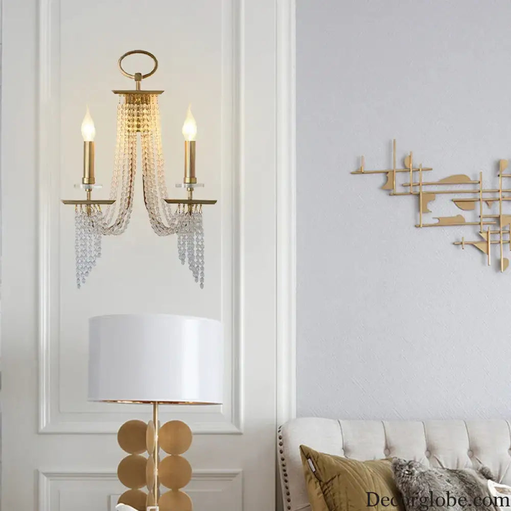 Candle Ceiling Chandeliers - LED Lustres for Classical Home Decoration Pendant Lighting in Living and Dining Rooms - DecorGlobe