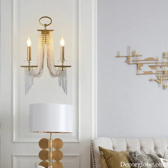 Candle Ceiling Chandeliers - LED Lustres for Classical Home Decoration Pendant Lighting in Living and Dining Rooms - DecorGlobe
