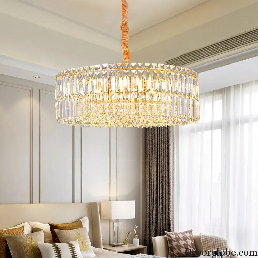Captivate with Brilliance: Stella's Modern Crystal Chandelier - DecorGlobe