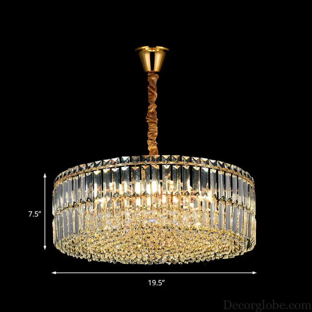 Captivate with Brilliance: Stella's Modern Crystal Chandelier - DecorGlobe