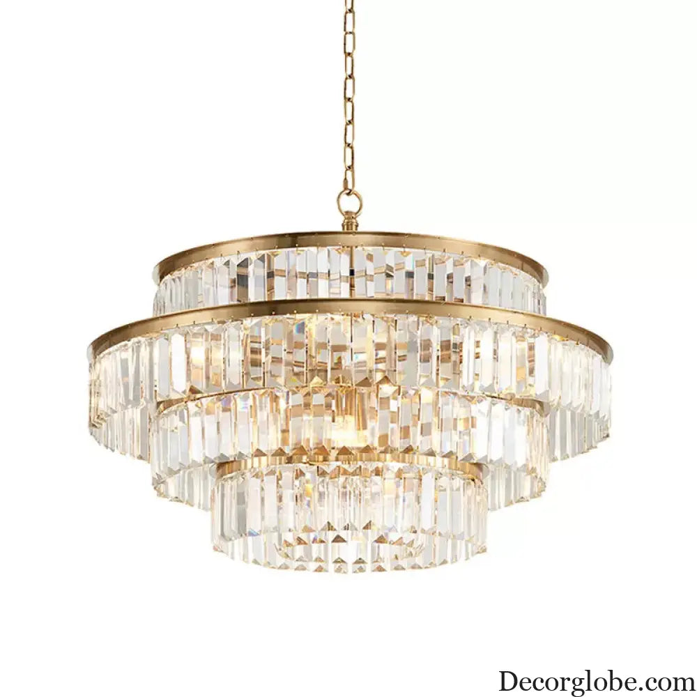 Cascading Brilliance: A Majestic Centerpiece for Your Dining Room - DecorGlobe