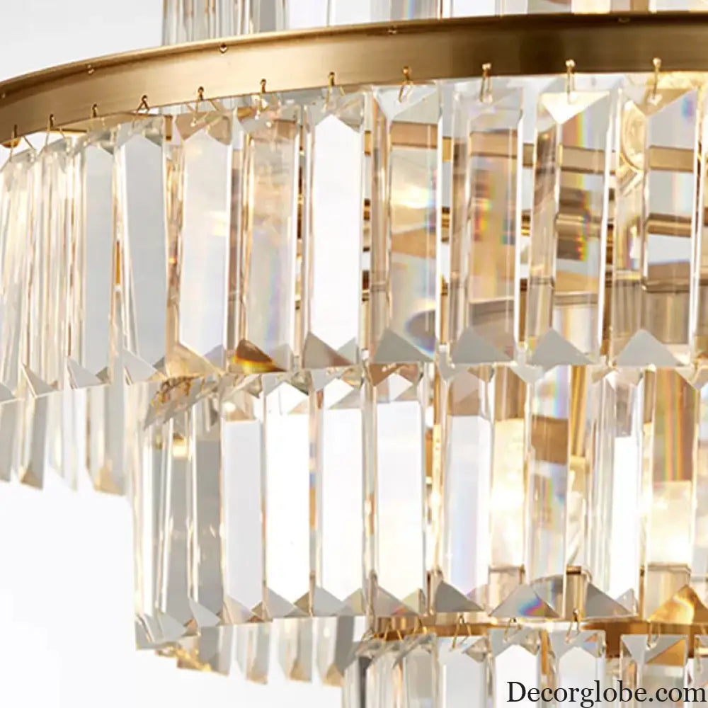 Cascading Brilliance: A Majestic Centerpiece for Your Dining Room - DecorGlobe