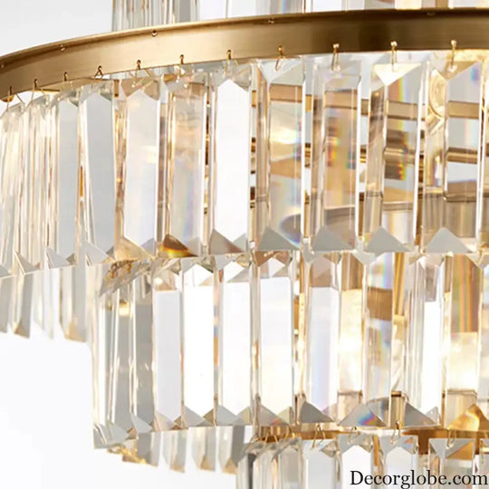 Cascading Brilliance: A Majestic Centerpiece for Your Dining Room - DecorGlobe