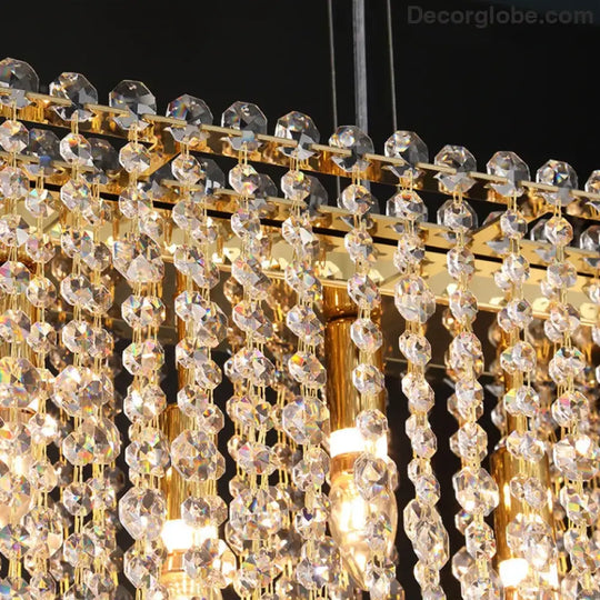 Chic Light Luxury Living Room Chandelier - Ideal for Creating Atmosphere in Lobbies, Showrooms, Bedrooms, and Dining Rooms - DecorGlobe