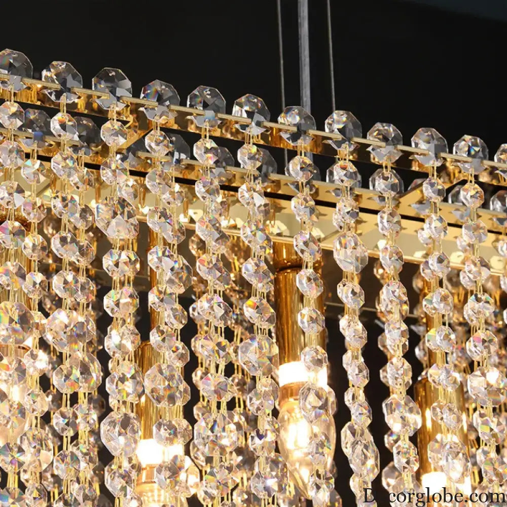 Chic Light Luxury Living Room Chandelier - Ideal for Creating Atmosphere in Lobbies, Showrooms, Bedrooms, and Dining Rooms - DecorGlobe