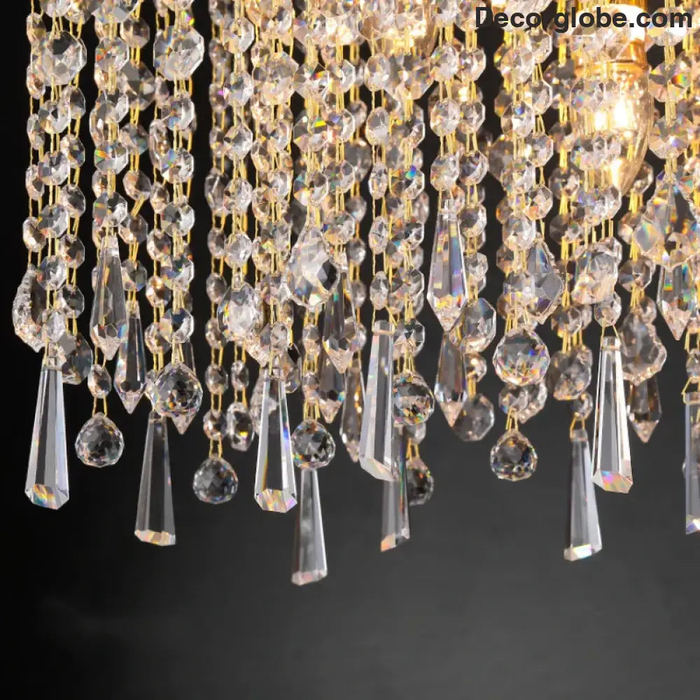 Chic Light Luxury Living Room Chandelier - Ideal for Creating Atmosphere in Lobbies, Showrooms, Bedrooms, and Dining Rooms - DecorGlobe