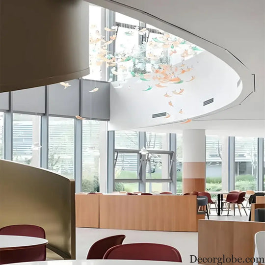 Colette Custom Build Art Deco Fish Pendant Chandelier Chandelier