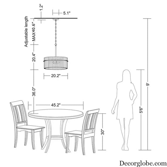 Contemporary 5-Light Brushed Brass Finish Crystal Glass Chandelier - Illuminate Your Space with Modern Elegance - DecorGlobe