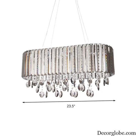 Crystal Radiance: A Touch of Modern Elegance for Your Living Room - DecorGlobe