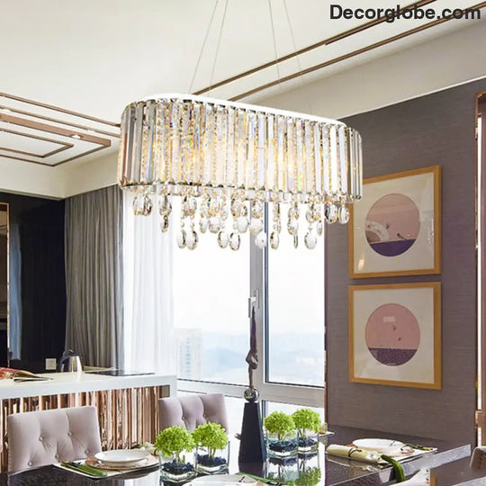 Crystal Radiance: A Touch of Modern Elegance for Your Living Room - DecorGlobe