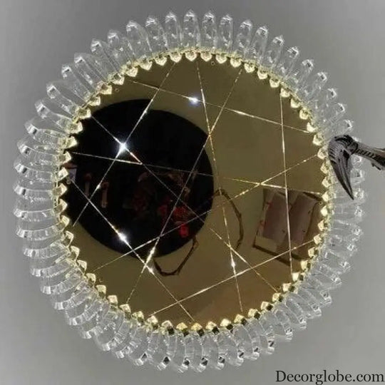 Olivia's Art Deco Crystal Glass LED Chandelier - DecorGlobe