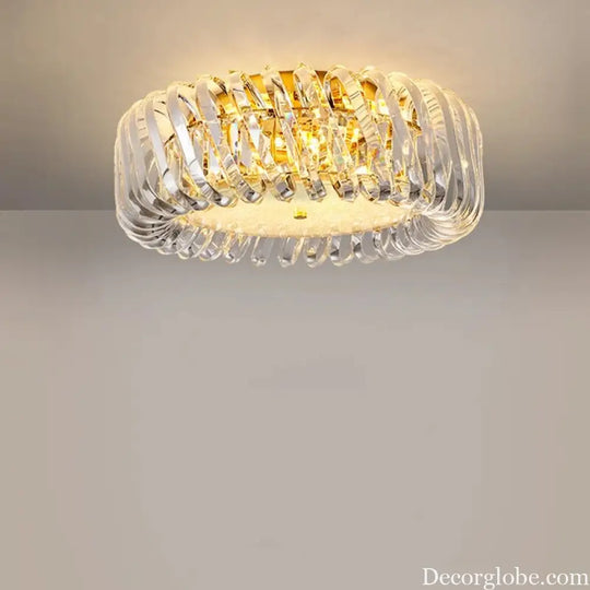 Olivia's Art Deco Crystal Glass LED Chandelier - DecorGlobe