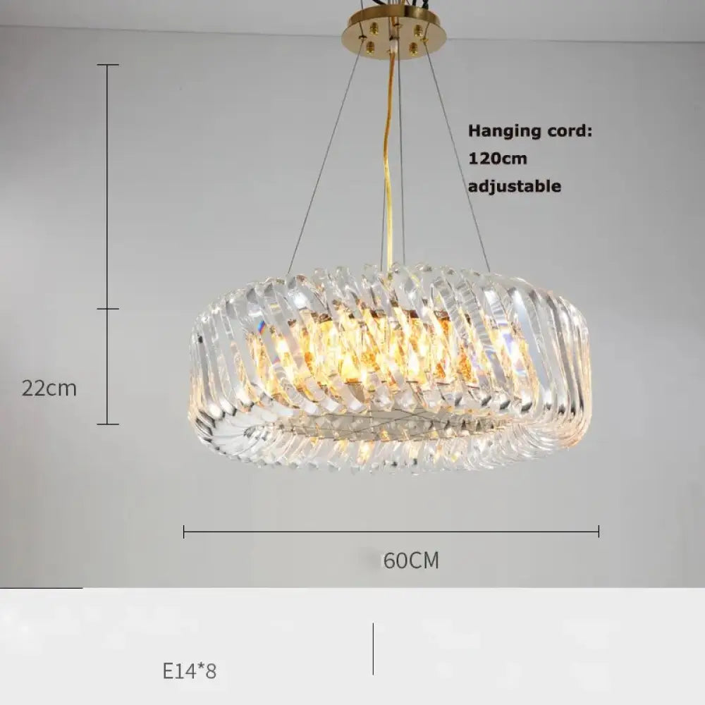 Olivia's Art Deco Crystal Glass LED Chandelier - DecorGlobe