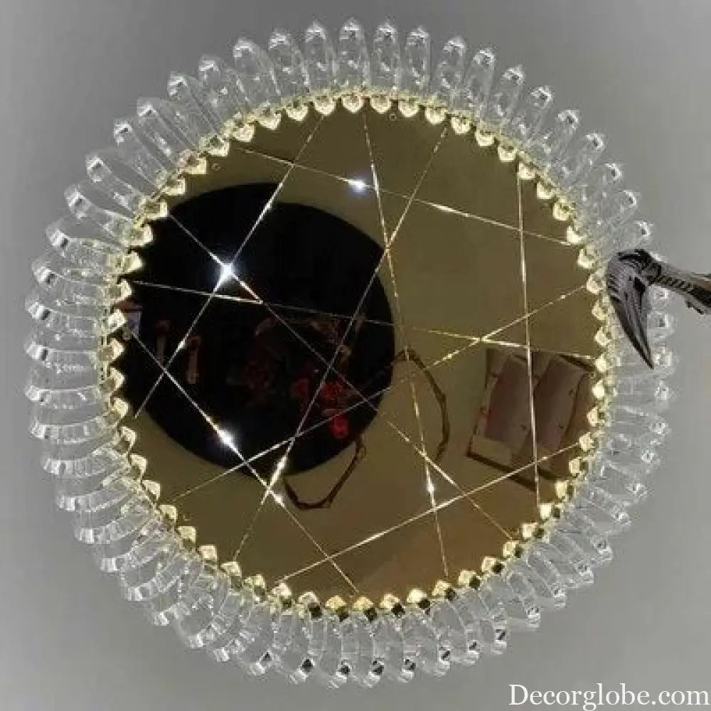Olivia's Art Deco Crystal Glass LED Chandelier - DecorGlobe