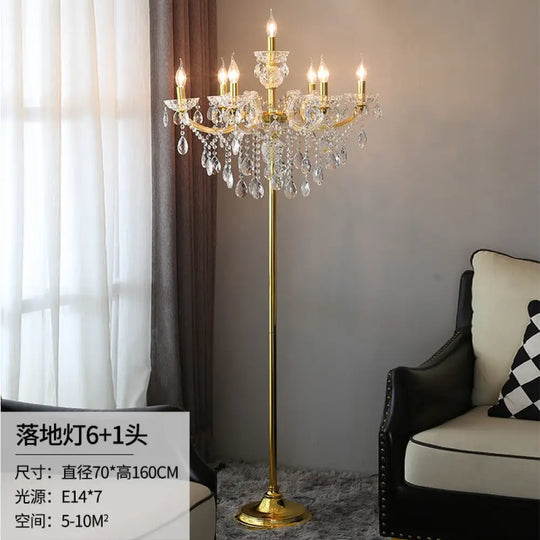 European Style Living Room Table Lamp Home Bedroom Bedside Vertical Floor Lamp Creative Hotel Aisle Study Corridor