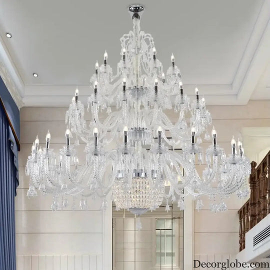 Dorina Three tier Crystal Chandelie Chandelier