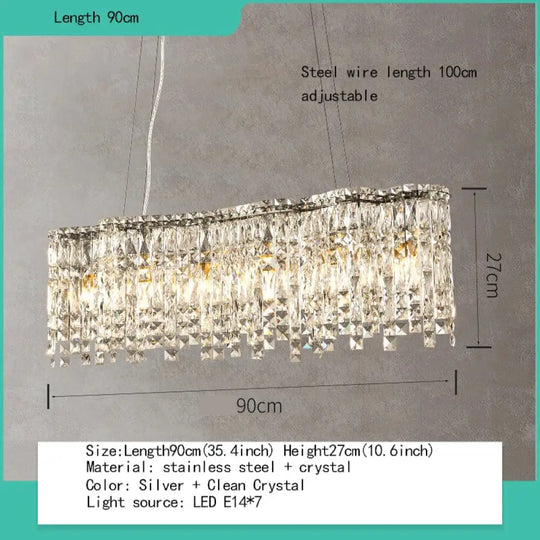 Elegant Chrome Stainless Steel K9 Crystal Chandelier - A Modern Luxury Lighting Fixture for Living Rooms, Bedrooms, and Dining Spaces - DecorGlobe