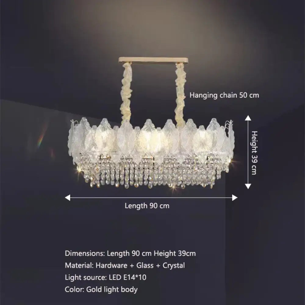 Elegant French Crystal Chandelier - Postmodern Light Luxury for a Luxurious Atmosphere in Living Rooms, Dining Rooms, and Bedrooms - DecorGlobe
