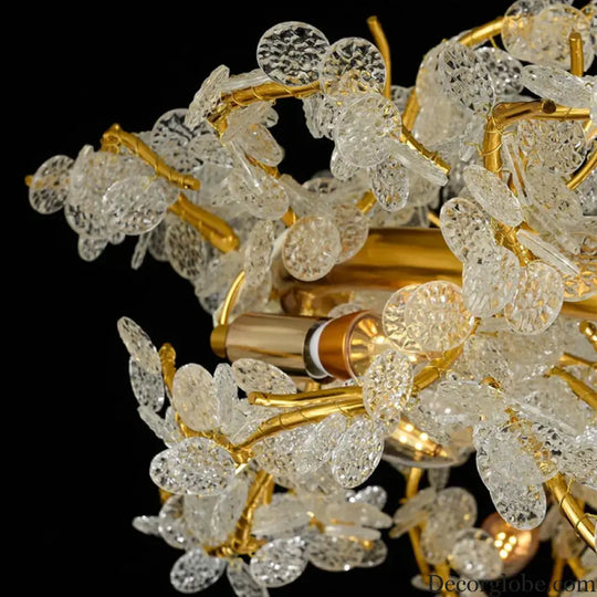 Elegant French Luxury Chandeliers - Postmodern Villa Living Room Lights with Creative Branch Crystal Design for Bedrooms, Dining Rooms, and Tea Rooms - DecorGlobe