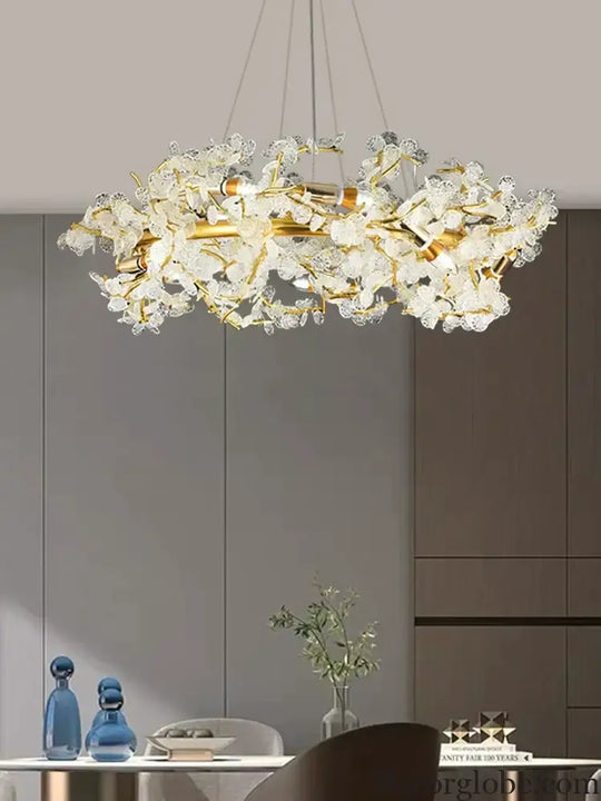 Elegant French Luxury Chandeliers - Postmodern Villa Living Room Lights with Creative Branch Crystal Design for Bedrooms, Dining Rooms, and Tea Rooms - DecorGlobe