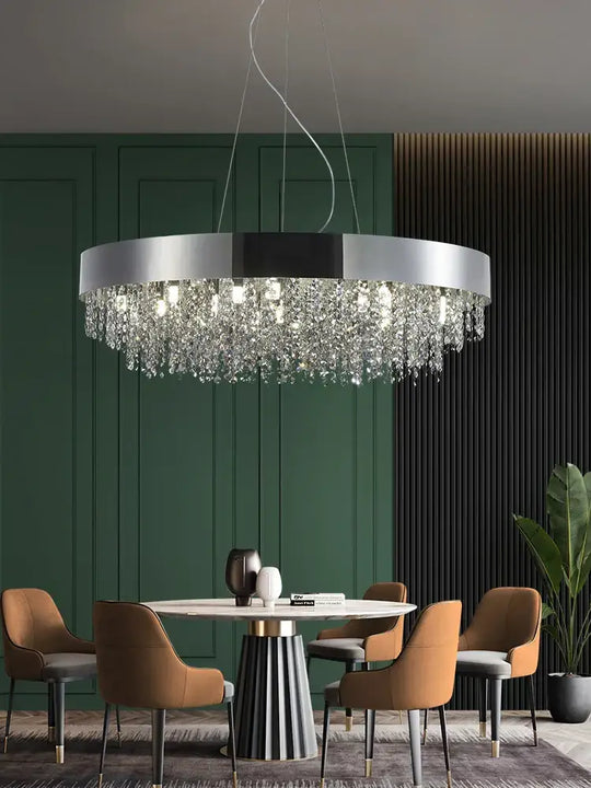 Elegant Light Luxury Crystal Chandelier - Modern Italian Creative Design for Living Rooms, Bedrooms, and Dining Rooms - DecorGlobe