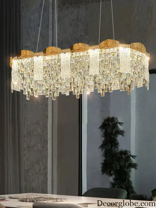 Elegant Modern Circular Crystal Chandeliers - Adding Light Luxury and Creativity to Your Living Room, Dining Room, and More - DecorGlobe