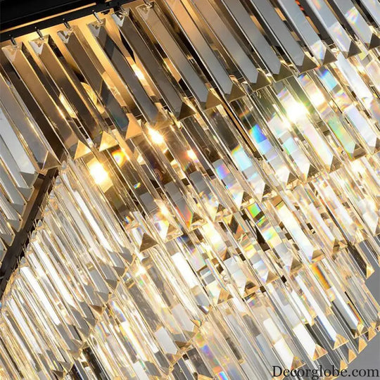 Elegant Nordic Postmodern Crystal Chandeliers - Luxury Round Lighting for Villas, Homes, Restaurants, and Hotels - DecorGlobe