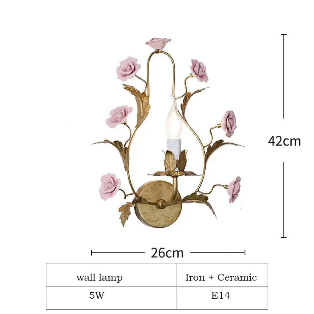 Elegant Nordic Rose Copper Chandelier - LED Illumination for Luxury Living - DecorGlobe