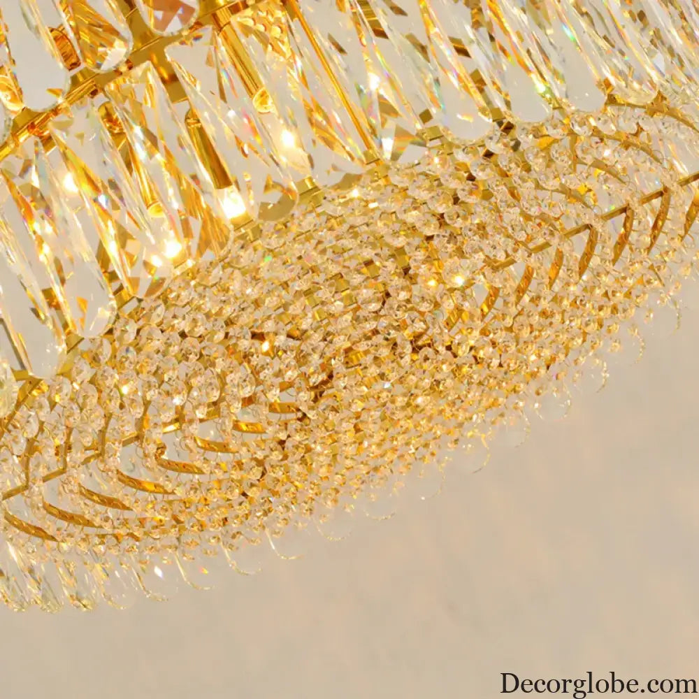 Elegant Post-Modern Crystal Chandelier - Stainless Steel Starry Lamp for Living Rooms, Bedrooms, and Dining Areas - DecorGlobe