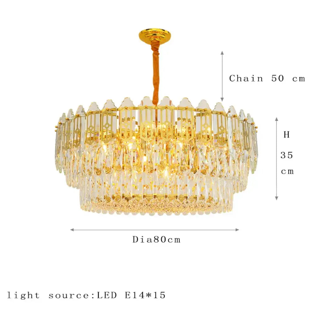 Elegant Post-Modern Crystal Chandelier - Stainless Steel Starry Lamp for Living Rooms, Bedrooms, and Dining Areas - DecorGlobe