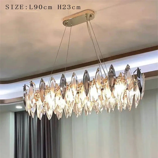 Elegant Round Gold LED Crystal Chandelier - A Modern Luxury Lighting Fixture for Dining Rooms, Living Rooms, and Home Decor - DecorGlobe