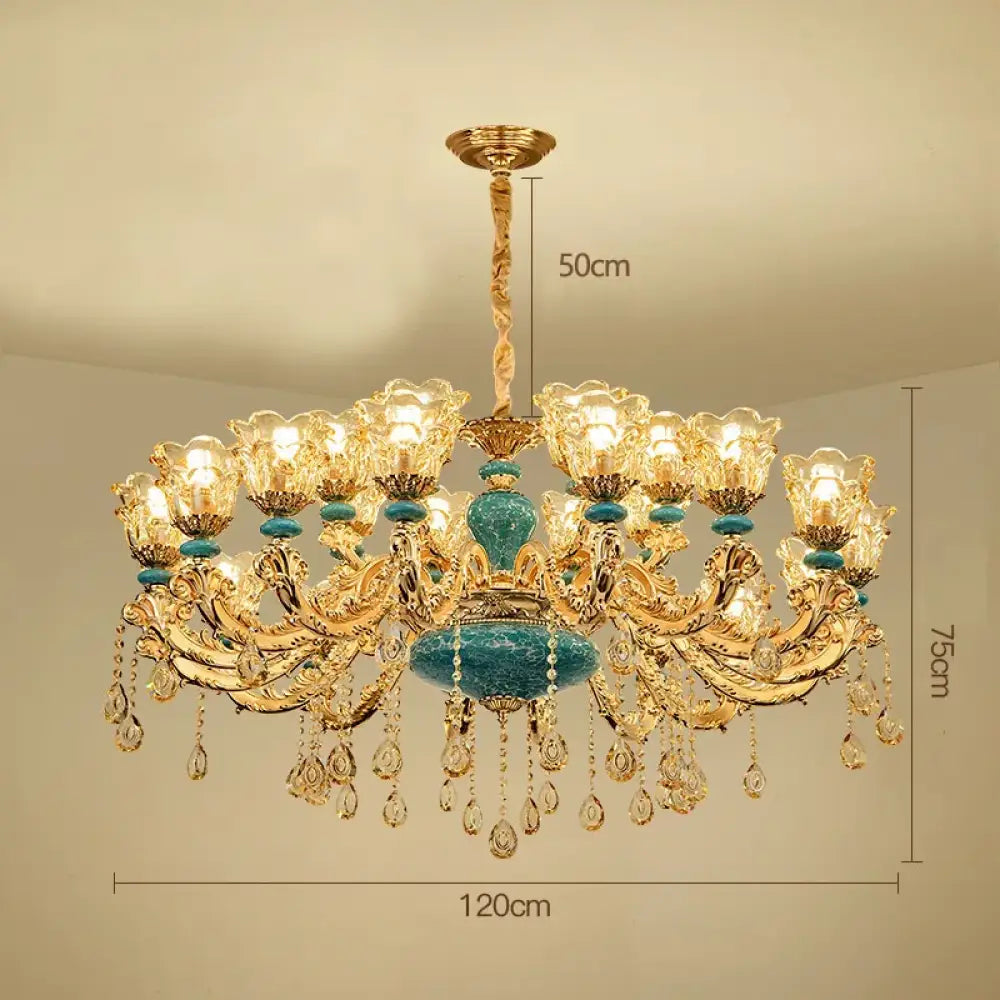European Luxury Crystal Chandelier Light for Living Room and Bedroom 24 arms / Neutral light / China Mainland Chandelier