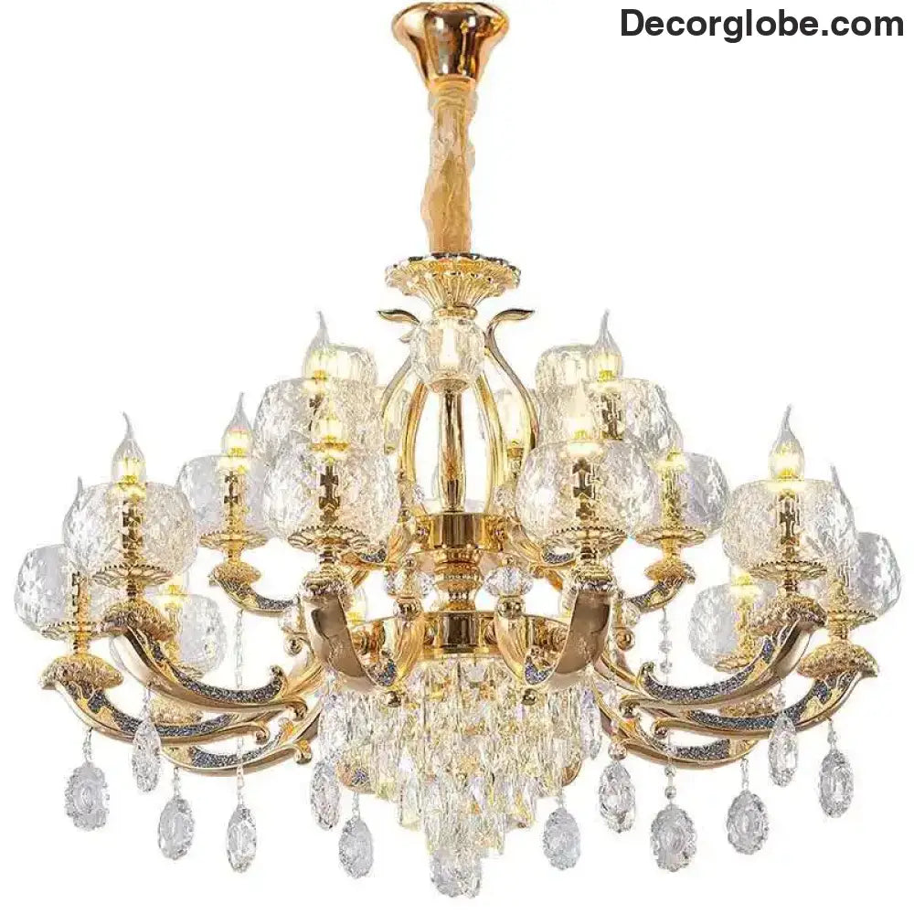 European Modern Simple Chandelier - Luxury Lighting for Home, Villa, Hotel, and Duplex Architectural Spaces - DecorGlobe