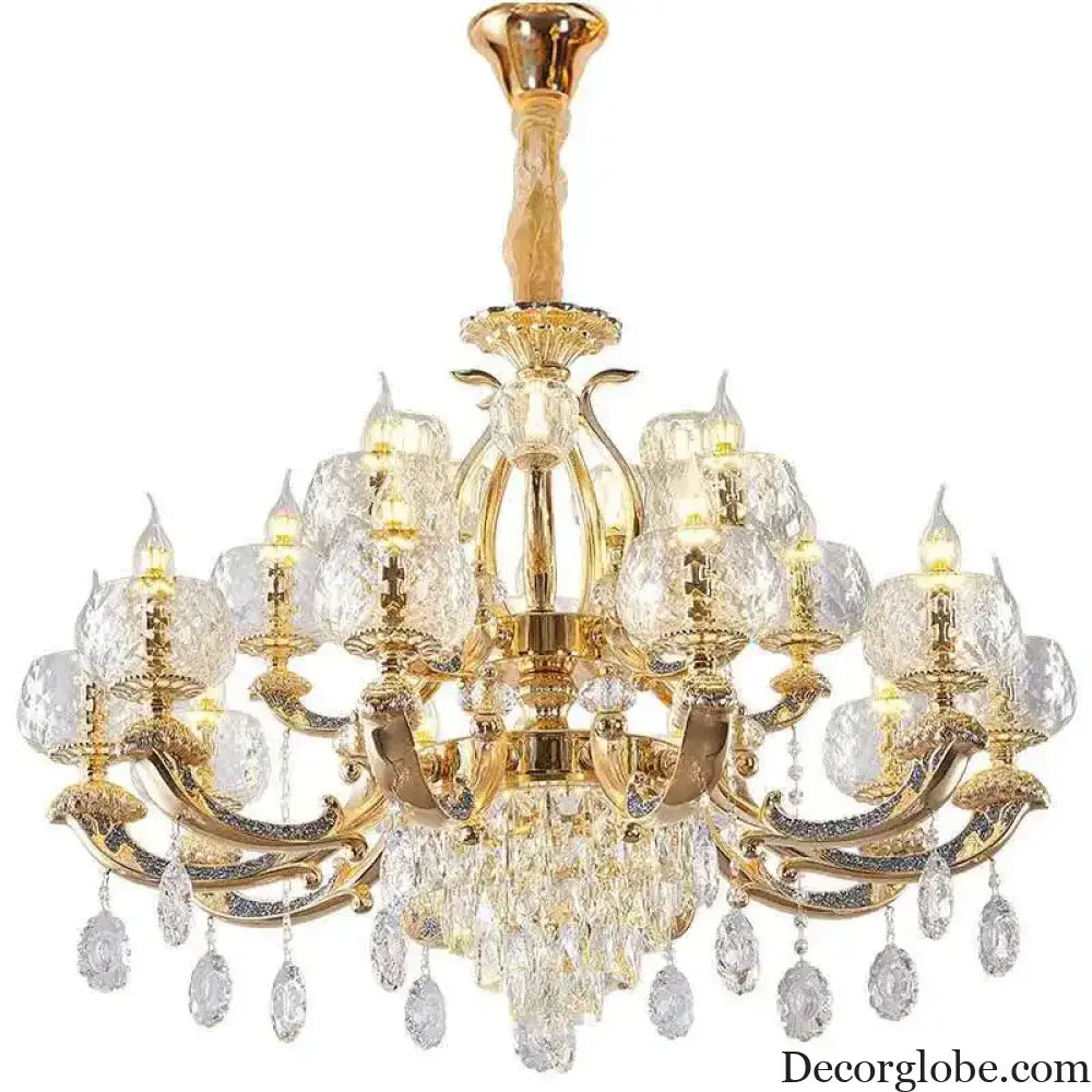 European Modern Simple Chandelier - Luxury Lighting for Home, Villa, Hotel, and Duplex Architectural Spaces - DecorGlobe