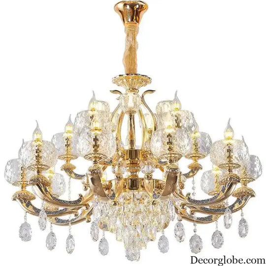 European Modern Simple Chandelier - Luxury Lighting for Home, Villa, Hotel, and Duplex Architectural Spaces - DecorGlobe