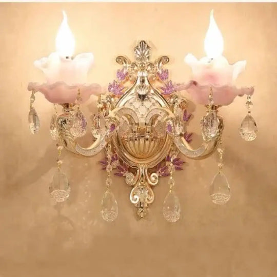 European Style Crystal Chandelier - Elegant Zinc Alloy Pendant Lighting for Modern Decor - DecorGlobe