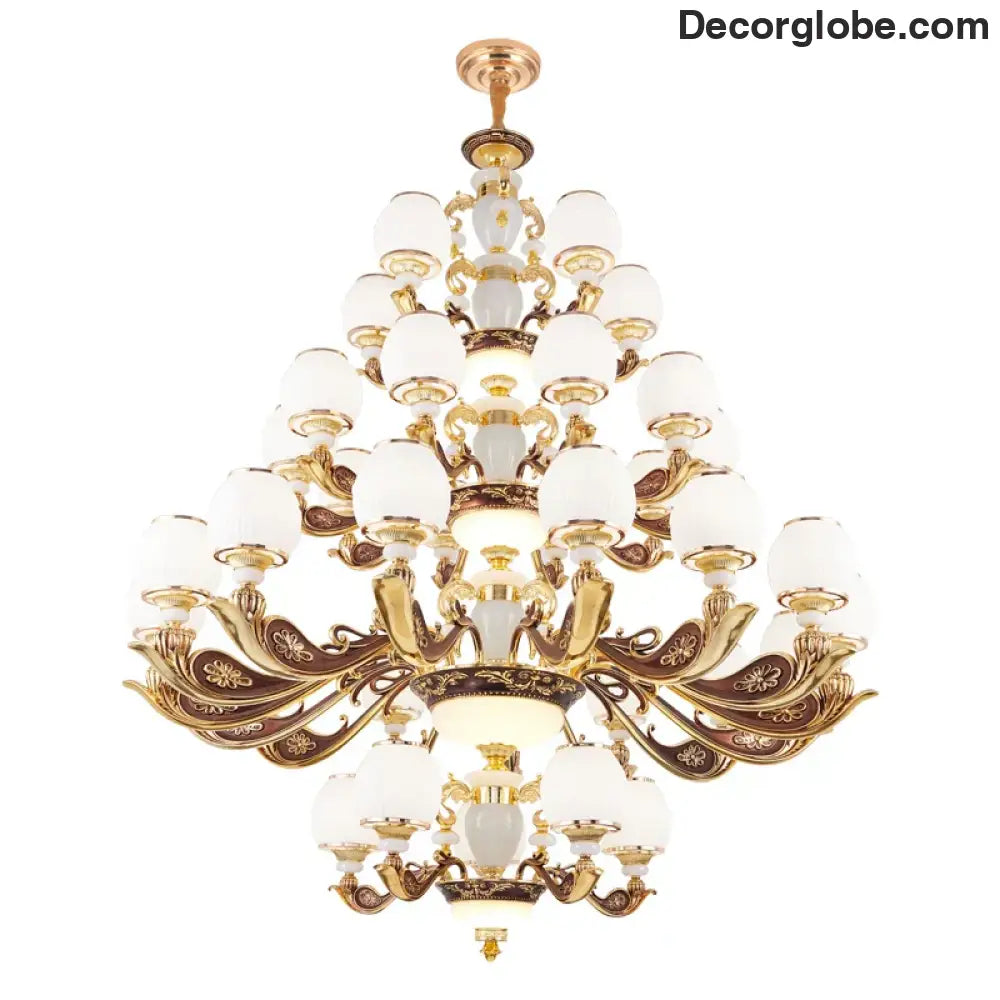 European Style Large Chandelier - Elegance for Living Rooms, Hotels, Villas, and Grand Hallways - DecorGlobe