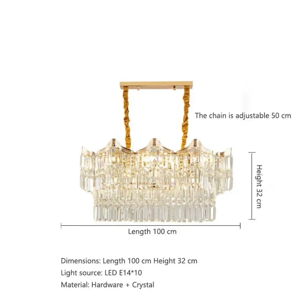 Exquisite Crystal Chandelier for Living Rooms, Bedrooms, and More - Modern French Light Luxury Design - DecorGlobe